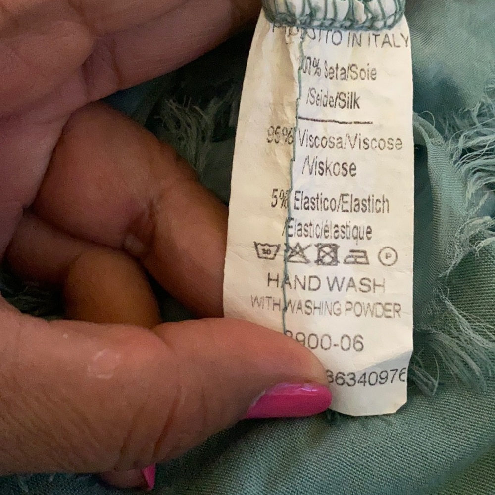 Medium size , silk material, wear once